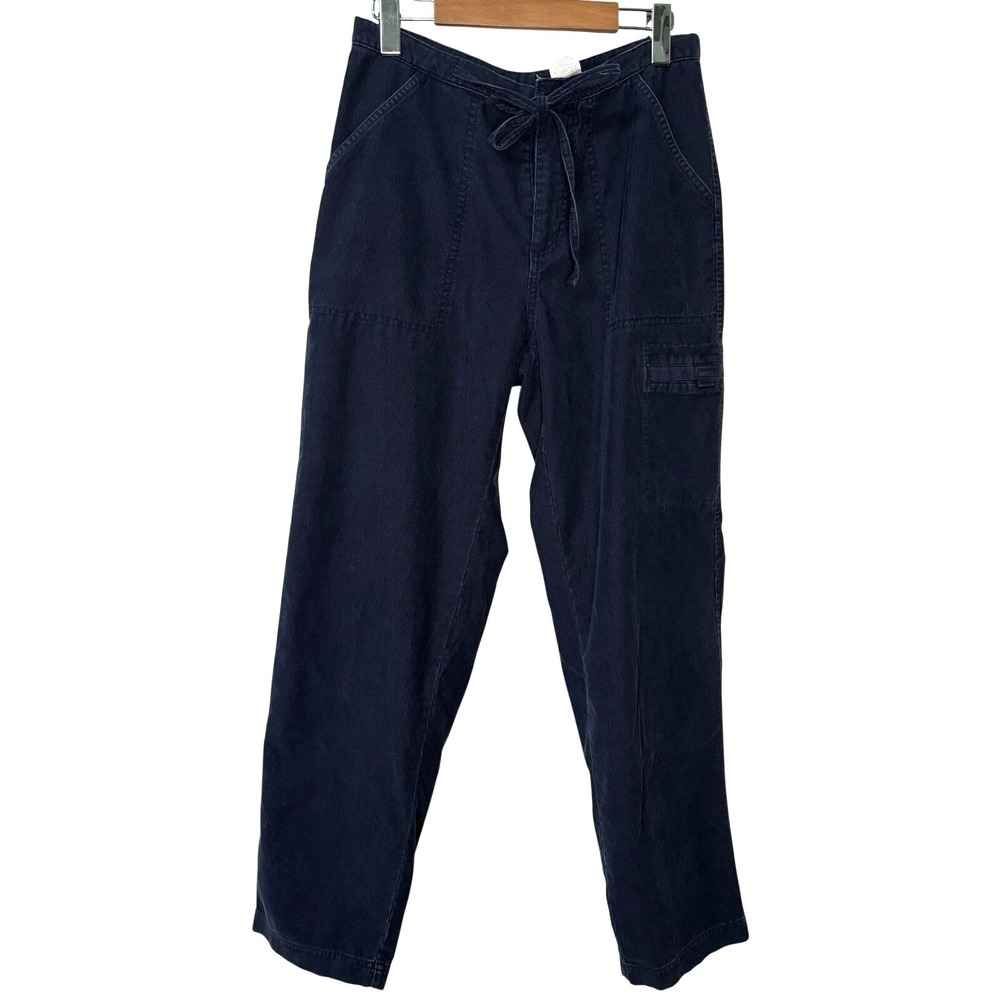Y2K Columbia Cargo Corduroy Blue‎ Pants Womens S Outdoor Gorpcore Neutral